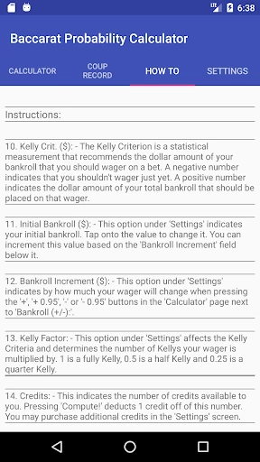 Baccarat Probability Calculator Full 52 7