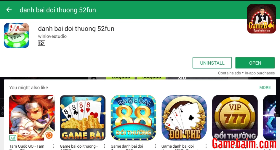 52fun - Game bài đổi thưởng 2018