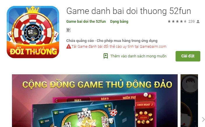 52fun Game đánh bài đổi thưởng 2018 52fun Game đánh bài đổi thưởng 2018